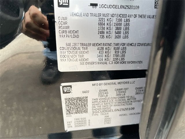 2022 Chevrolet Silverado 1500 LTZ