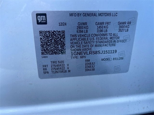 2025 Chevrolet Traverse RS