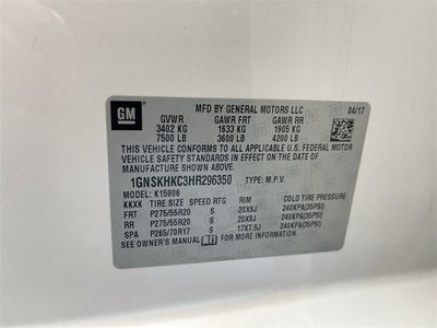 2017 Chevrolet Suburban LT