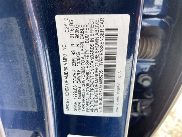 2019 Honda Accord EX