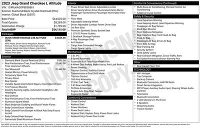2023 Jeep Grand Cherokee L Altitude 4x4