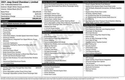 2021 Jeep Grand Cherokee L Limited 4x4