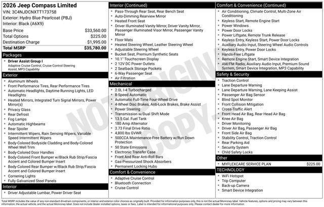2026 Jeep Compass Limited