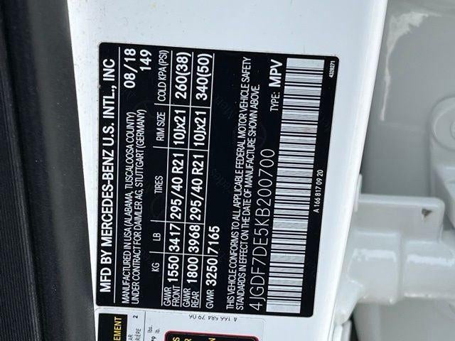 2019 Mercedes-Benz Gls GLS 550 4MATIC®