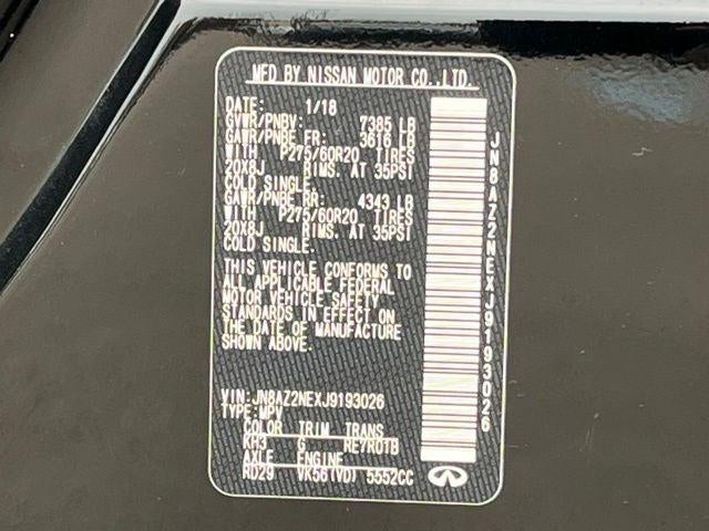 2018 INFINITI QX80 Base