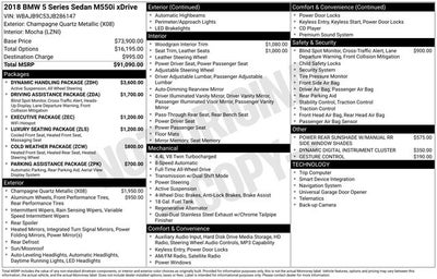 2018 BMW M550i xDrive