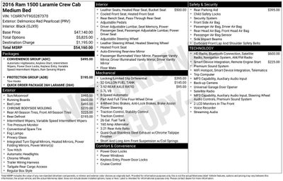 2016 RAM 1500 Laramie