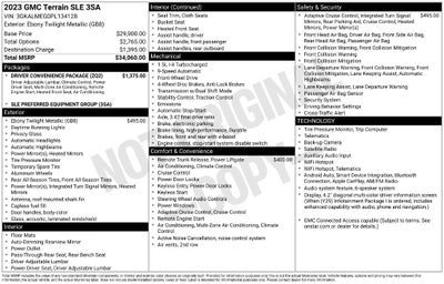 2023 GMC Terrain SLE