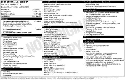 2021 GMC Terrain SLE