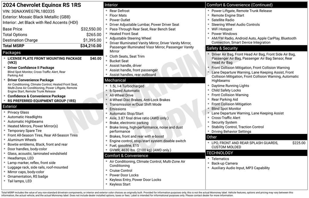 2024 Chevrolet Equinox RS