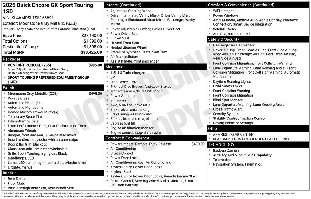 2025 Buick Encore GX Sport Touring