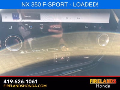 2022 Lexus NX 350 F SPORT Handling