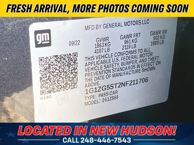 2022 Chevrolet Malibu RS