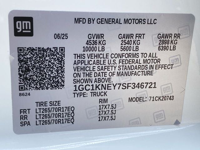 2025 Chevrolet Silverado 2500HD LT