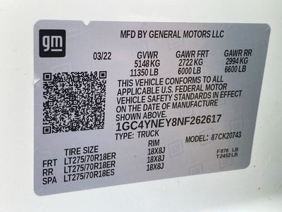 2022 Chevrolet Silverado 2500HD LT