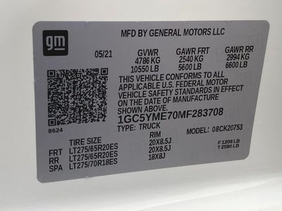 2021 Chevrolet Silverado 2500HD Custom