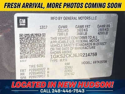 2018 GMC Yukon Denali