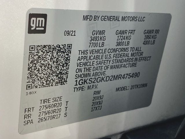 2021 GMC Yukon XL SLT