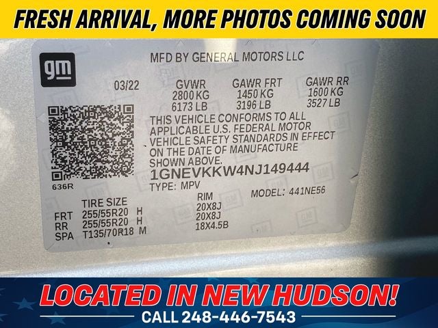 2022 Chevrolet Traverse Premier