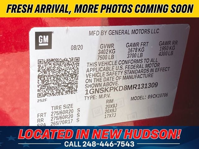2021 Chevrolet Tahoe Z71