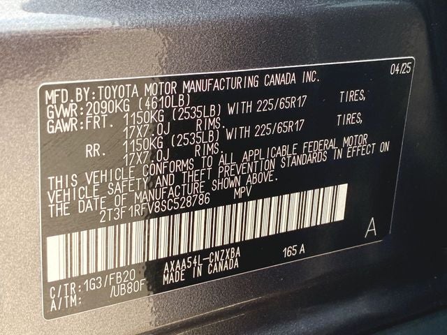 2025 Toyota RAV4 LE
