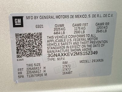 2021 Chevrolet Equinox LT