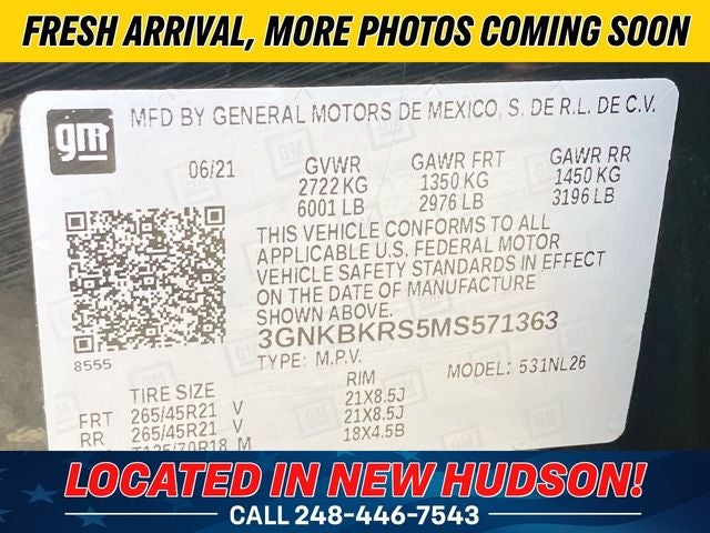 2021 Chevrolet Blazer RS