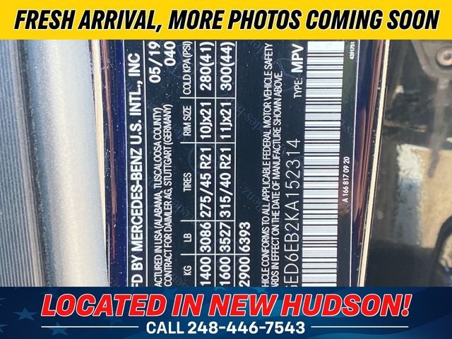 2019 Mercedes-Benz GLE GLE 43 AMG® 4MATIC®