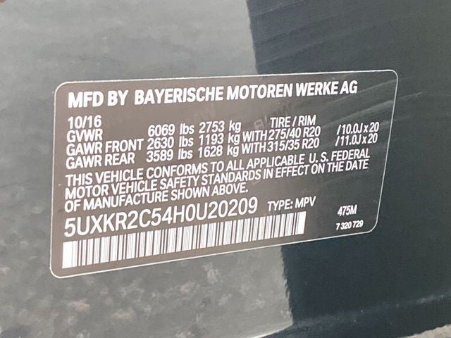 2017 BMW X5 sDrive35i