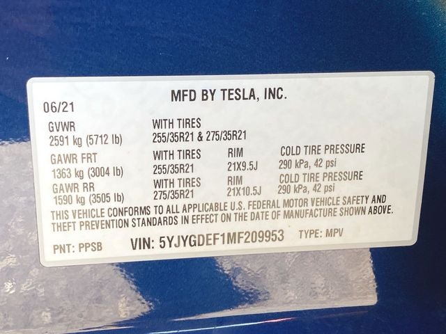 2021 Tesla Model Y Performance