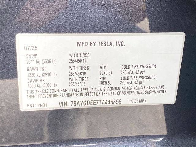2026 Tesla Model Y Standard Range
