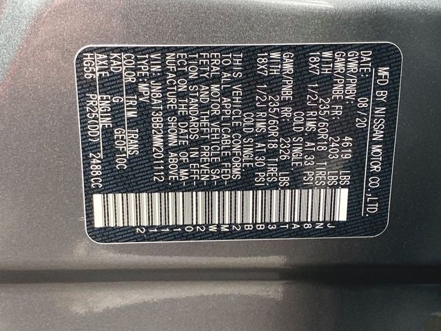 2021 Nissan Rogue SV