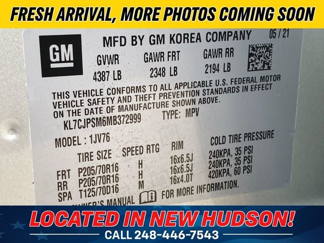 2021 Chevrolet Trax LT