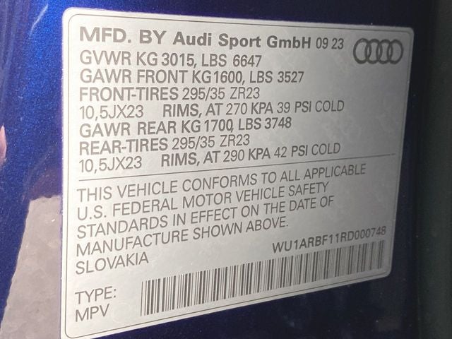 2024 Audi RS Q8 4.0T quattro