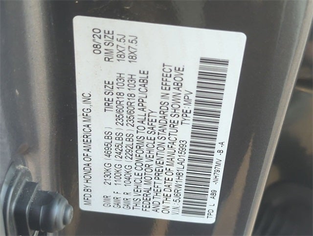 2020 Honda CR-V 2WD EX-L