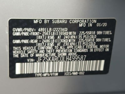 2020 Subaru Forester Sport