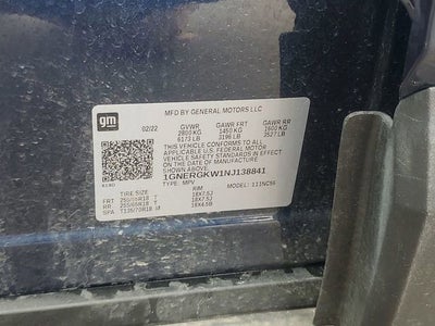 2022 Chevrolet Traverse LT Cloth