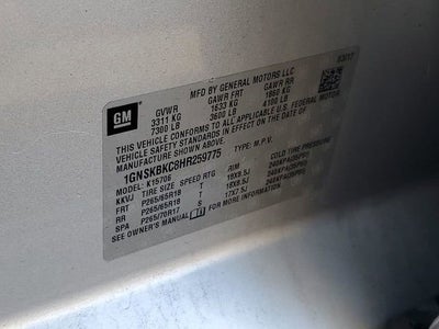 2017 Chevrolet Tahoe LT