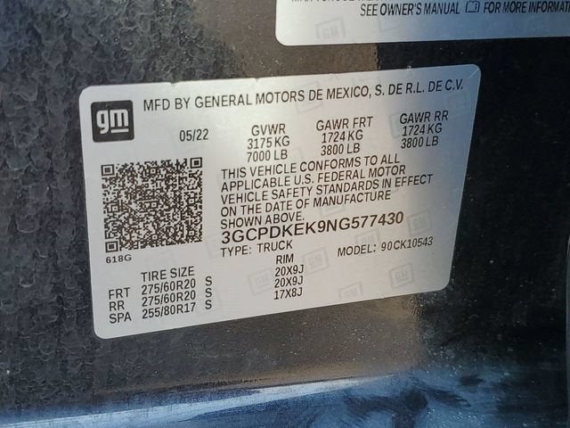 2022 Chevrolet Silverado 1500 LT