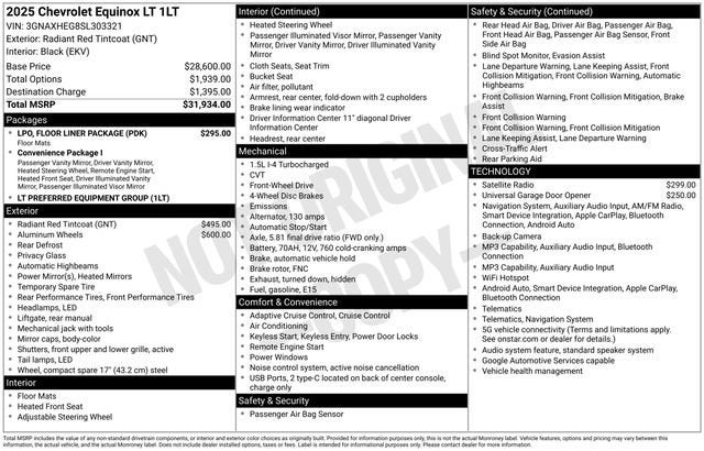 2025 Chevrolet Equinox LT