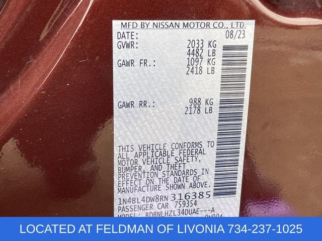 2024 Nissan Altima SV Intelligent AWD