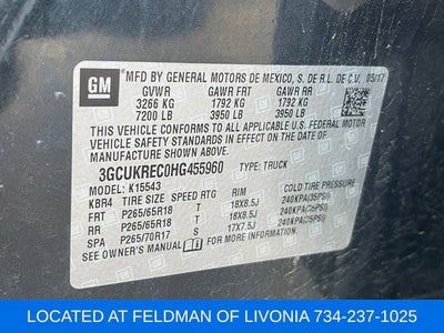 2017 Chevrolet Silverado 1500 LT