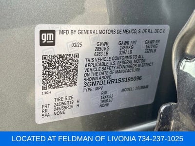 2025 Chevrolet Equinox EV LT