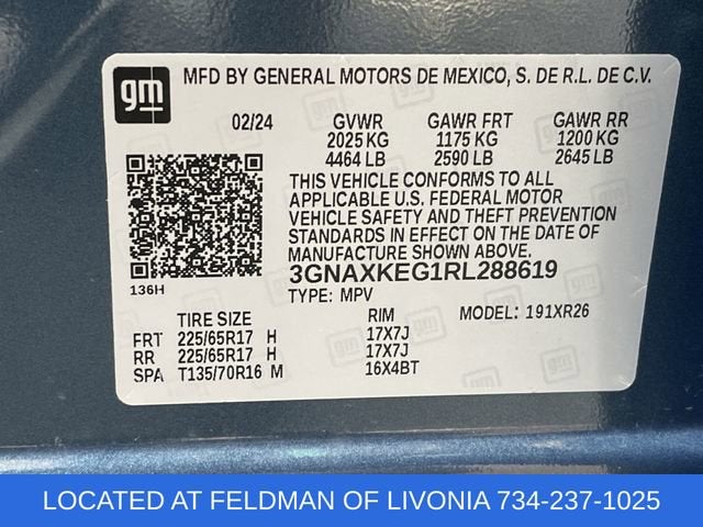 2024 Chevrolet Equinox LT