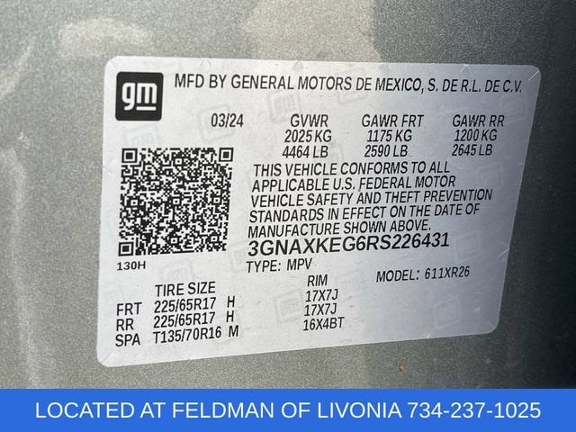 2024 Chevrolet Equinox LT