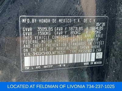 2020 Honda Fit EX