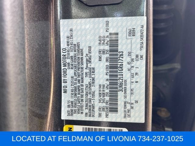 2016 Lincoln MKZ Hybrid Hybrid