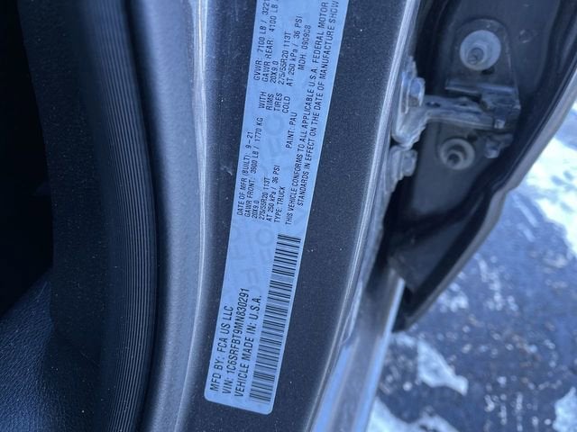 2021 RAM 1500 Big Horn Quad Cab 4x4 6'4" Box