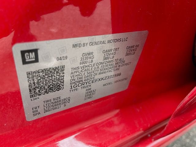 2019 Chevrolet Silverado 1500 Custom Trail Boss