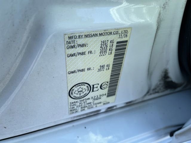 2017 Nissan Altima 2.5 S